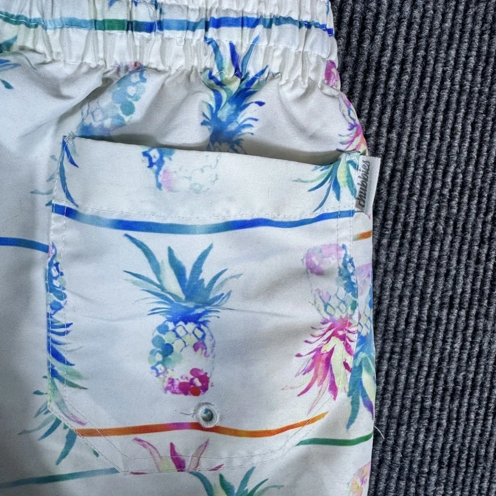Chubbies Swim Trunks Bathing Suit Pineapple All Over Print AOP 5.5